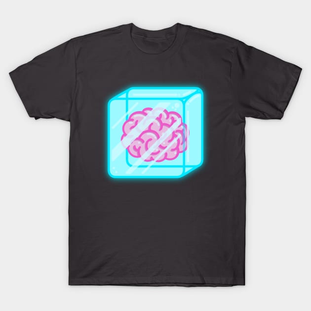 Brainfreeze glow T-Shirt by mellobunni